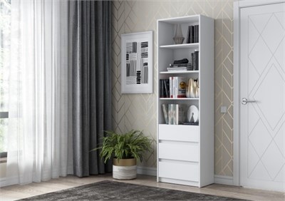 мс Айден СТЛ06-600 белый ЛДСП/белый ЛДСП  (ТИ) 6309