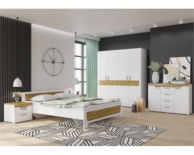 Спальня Милана (Белый/Сосна Гранд)  (МФ) 6322