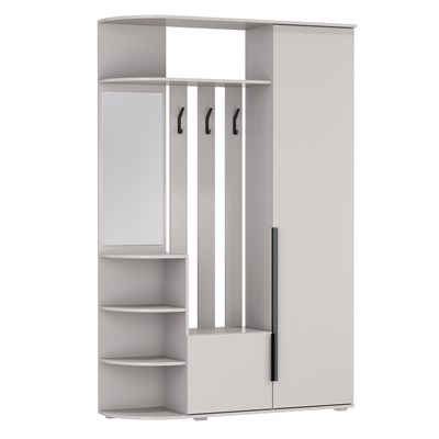 Шкаф комбинированный - Кармен-7 New (с зеркалом)    (ОЛМ) 6427