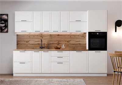 Модульная кухня - Ромашка Молочный    (МБ) 6447