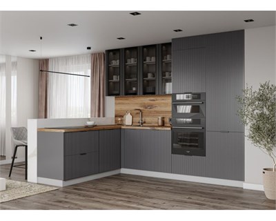 Кухня - Мелисса 1900х2800   Графит скин    (МБ) 6453