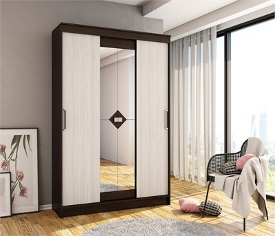 Шкаф купе Агат венге/лоредо -  Агат ясень   (Э) 6513