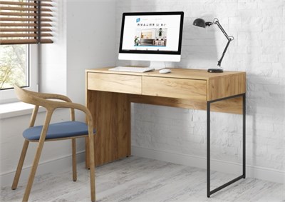 ЛОФТ Стол письменный СП-001 Корпус - Дуб Крафт золотой   (МТ) 6538