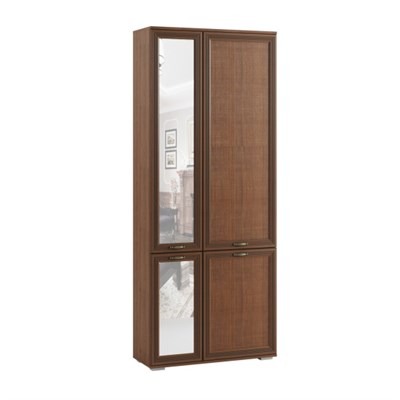 Ливорно Шкаф комбинированный с зеркалом ЛШ-9  ( Орех Донской)  (МФ) 6575