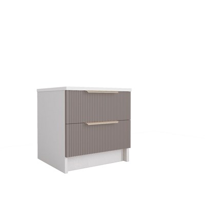 Тумба Лавис ТД 400.1 (Белый/Грей софт)  (МБ) 6586