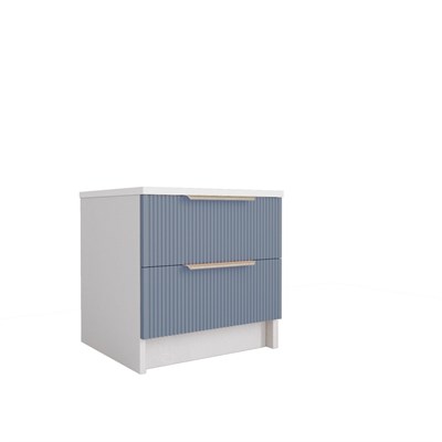 Тумба Лавис ТД 400.1 (Белый/Лазурь софт)   (МБ) 6589