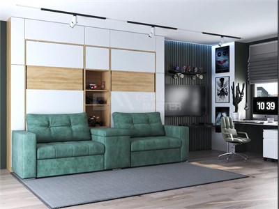 Шкаф-кровать трансформер "Twin 2.0"  (Д/М) 6623