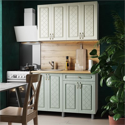 "Версаль Готовое решение" 1,2 м белый/айвори/васаби  (МФ) 6673