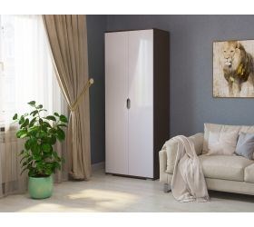 Шкаф "Тренто" (Венге/Белый глянец)   (Т-А) 6735