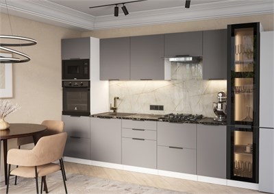 Модульная кухня Оливия Моно брауни   (НОВИНКА)  (ТМ) 6756