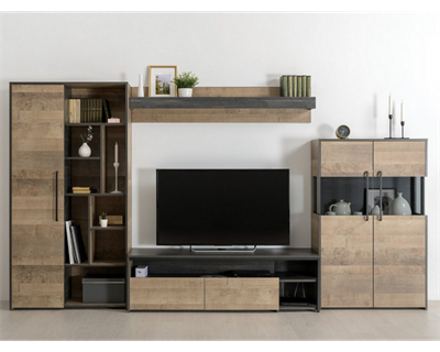 Модульная гостиная Трувор дуб гранж песочный / интра   (Т-А)  (МБ) 6784