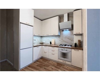 Кухня Ройс 1600х2500 Ваниль софт  модульная  (МБ) 6811