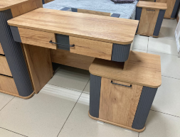 Стол туалетный Ольга 2 Дуб золотистый - Антрацит   (Э) 6820