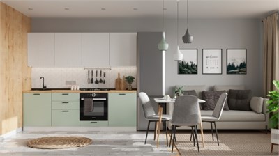 Кухонный гарнитур Norway 2,4 м.   ( НОВИНКА)  (Р-Л) 6827