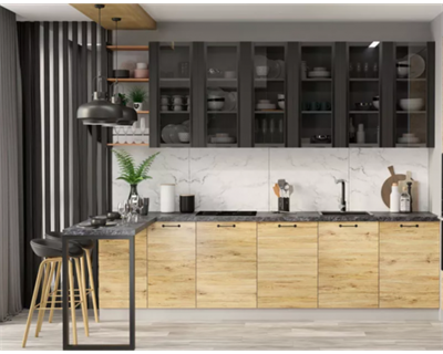 Кухня Лофт 2800 Дуб майский  модульная  (МБ) 6843