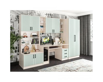 МС детская Студент Люкс дуб белфорт / мята софт  ( в наличии)  (УО) 6885