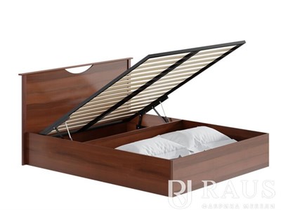 Янна ИН-602 (Кровать с подъемным механизмом) Орех пегас 6916