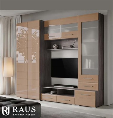 Инесса гостиная Капучино глянец  модульная 6920