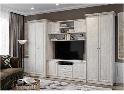 Гостиная Янна (вариант №3) орех мальта  модульная 6926