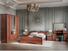 Спальня Янна орех пегас (вариант №4)  модульная 6933