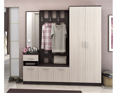 Прихожая Машенька модульная  (Венге/Дуб белфорт)  (УО)  (Н) 6949