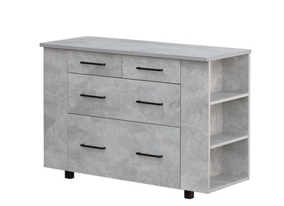 Комод К-4 с полками    (НОВИНКА)  (К) 7025