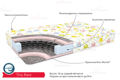 Матрас "Тини Бэйз"   (Ц) 2900 - фото 8579