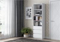 мс Айден СТЛ06-600 белый ЛДСП/белый ЛДСП  (ТИ) 6309