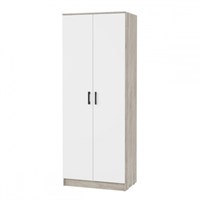 мс для спальни Ронда ШК-20 Дуб крафт серый / Белый  (ТИ) 6314