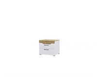 Тумба прикроватная Милана (Белый/Сосна Гранд)  (МФ) 6325