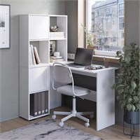 Стол письменный «Берг» ПС-01 Белый  (Т-А) 6406