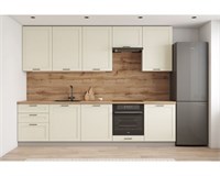 Кухня - Квадро 3000    Ваниль кожа   (МБ) 6450