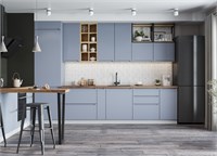 Модульная кухня  - Тренто Лунный свет   (МБ) 6462