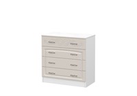 Комод - Венеция КМ-02 -белый/жемчуг  (МТ) 6475