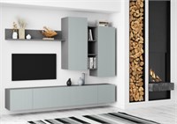 СКАНДИ Стенка МДФ НМ-001   (Э) (ТИ) 6502