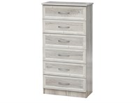 Комод 6 ящиков (с профилем МДФ)  в наличии  (К) 6558