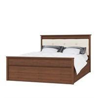 Ливорно Кровать ЛКР-1 (1,4)+настил из ЛДСП  ( Орех Донской)  (МФ) 6573