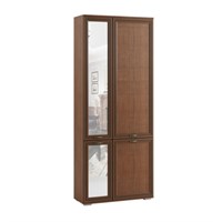 Ливорно Шкаф комбинированный с зеркалом ЛШ-9  ( Орех Донской)  (МФ) 6575