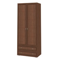 Ливорно - Шкаф 2-х ств. ЛШ-22  ( Дуб Донской) (Ясень анкор светлый патина серебро) ( Дуб Сонома) (МФ) 6578