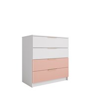Комод 800 Лавис КМД 800.1 (Белый/Персик софт)   (МБ) 6598