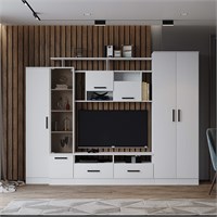 Гостиная Оскар-5 белый   (МФ) 6642