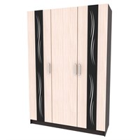 Эрика шкаф 3-х ств. венге/дуб молочный  (МФ) 6660