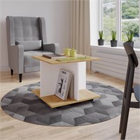 Журнальный стол Консул-10 белый/дуб крафт золотой  (МФ) 6682