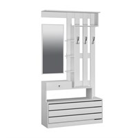 Прихожая Ямайка центральная секция ЯПЦС-1 белый  (МФ) 6690