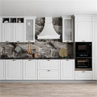 Модульная кухня «Империя» (белый эмалит)    (МБ) 6718