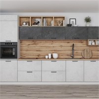 Модульная кухня «Фенис» (палм лайт/палм грей)  (МБ) 6725