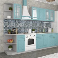 Модульная кухня «Гранд» (зеленый)   (МБ) 6730