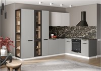 Модульная кухня Оливия Серый софт   (НОВИНКА)  (ТМ) 6755