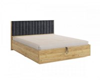 Кровать с подъемным механизмом 1600 Адам дуб крафт золотой / грей алькантара  ( в наличии)  (М/С) 6790