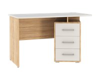 Стол компьютерный 1200 Лайт-2 дуб сонома / белый  ( в наличии)  ( М-С) 6791